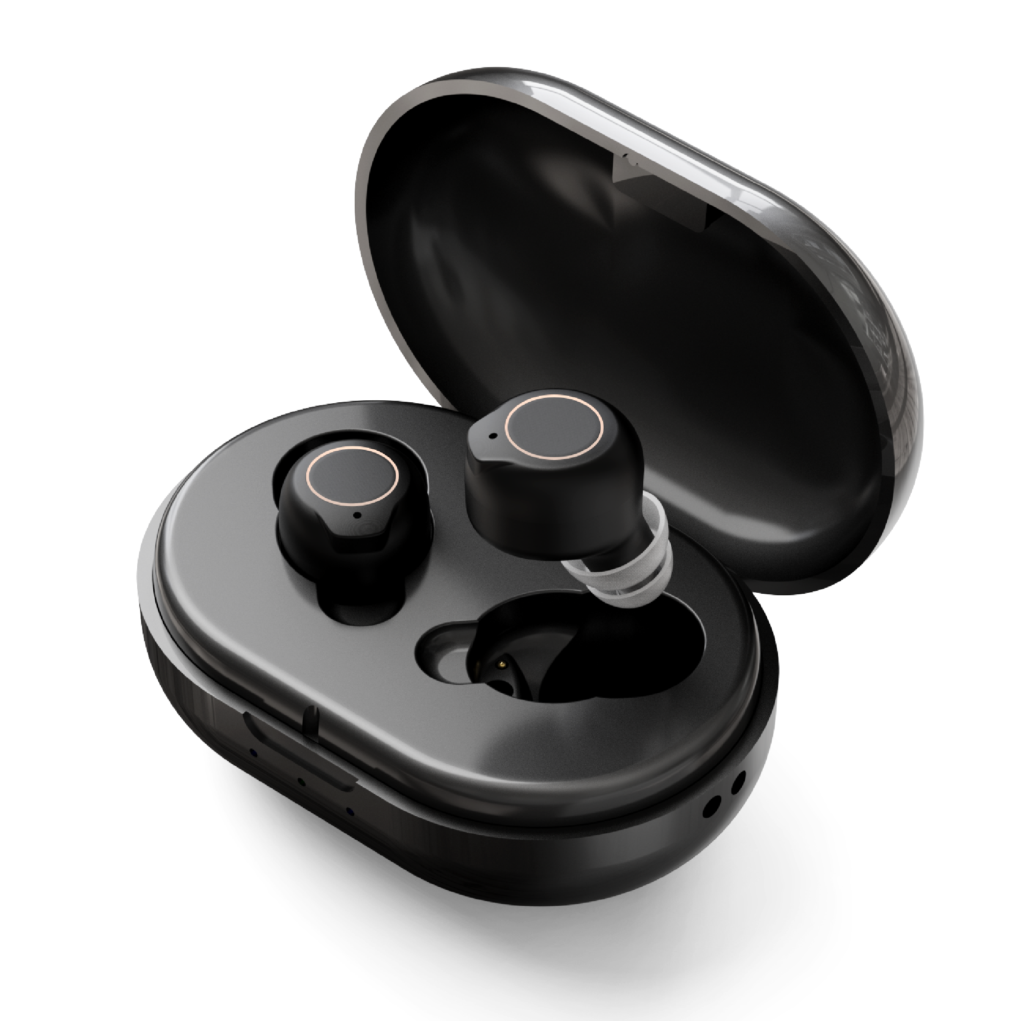 Rechargeable Hearing Amplifiers with Touch Control